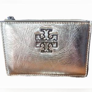Tory Burch NWT Metallic Card Case